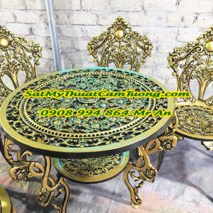BÀN GHẾ NHÔM ĐÚC NĐ-02