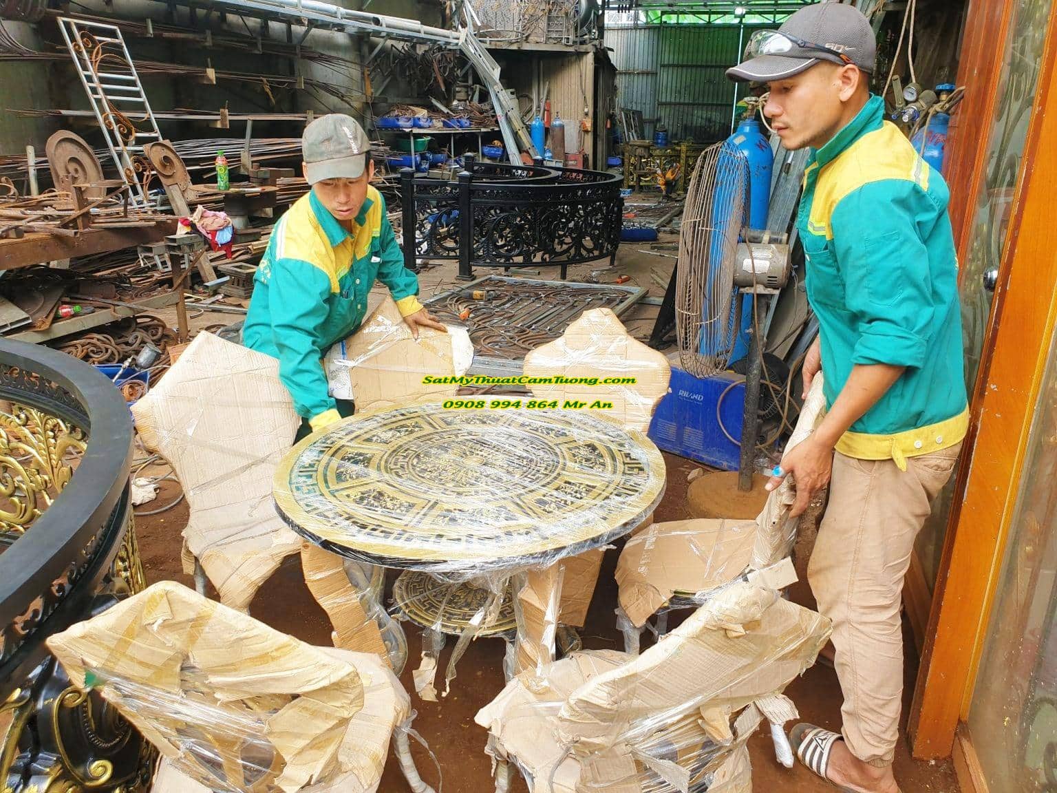 BÀN GHẾ NHÔM ĐÚC NĐ-06