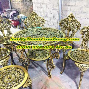 BÀN GHẾ NHÔM ĐÚC NĐ-09