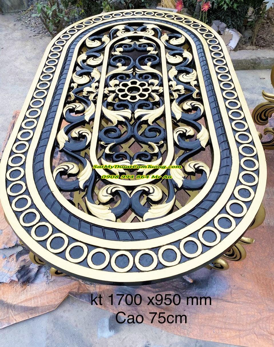 BÀN GHẾ NHÔM ĐÚC  NĐ-10