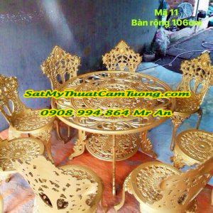 BÀN GHẾ NHÔM ĐÚC NĐ - 11