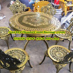 BÀN GHẾ NHÔM ĐÚC NĐ-12