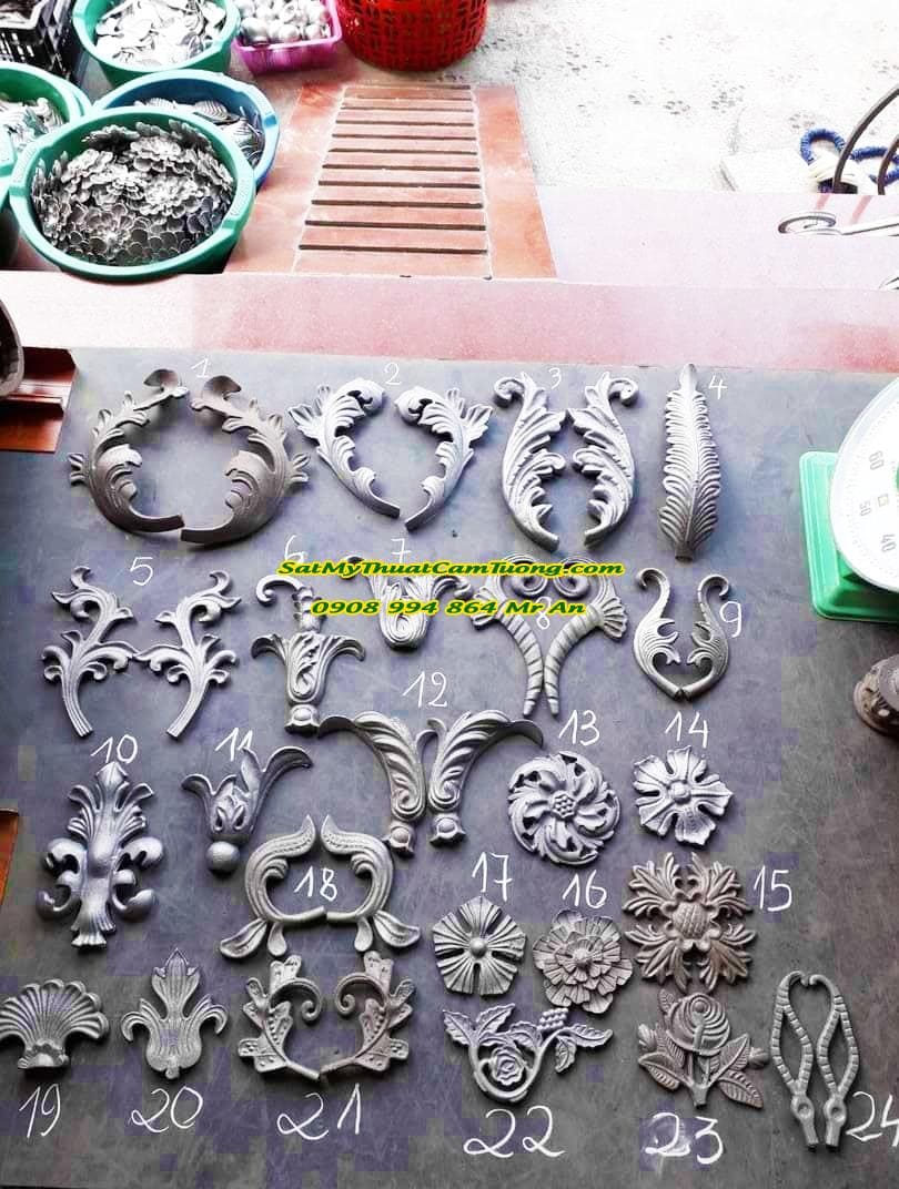 PHỤ KIỆN HOA LÁ SẮT, GANG PK-01