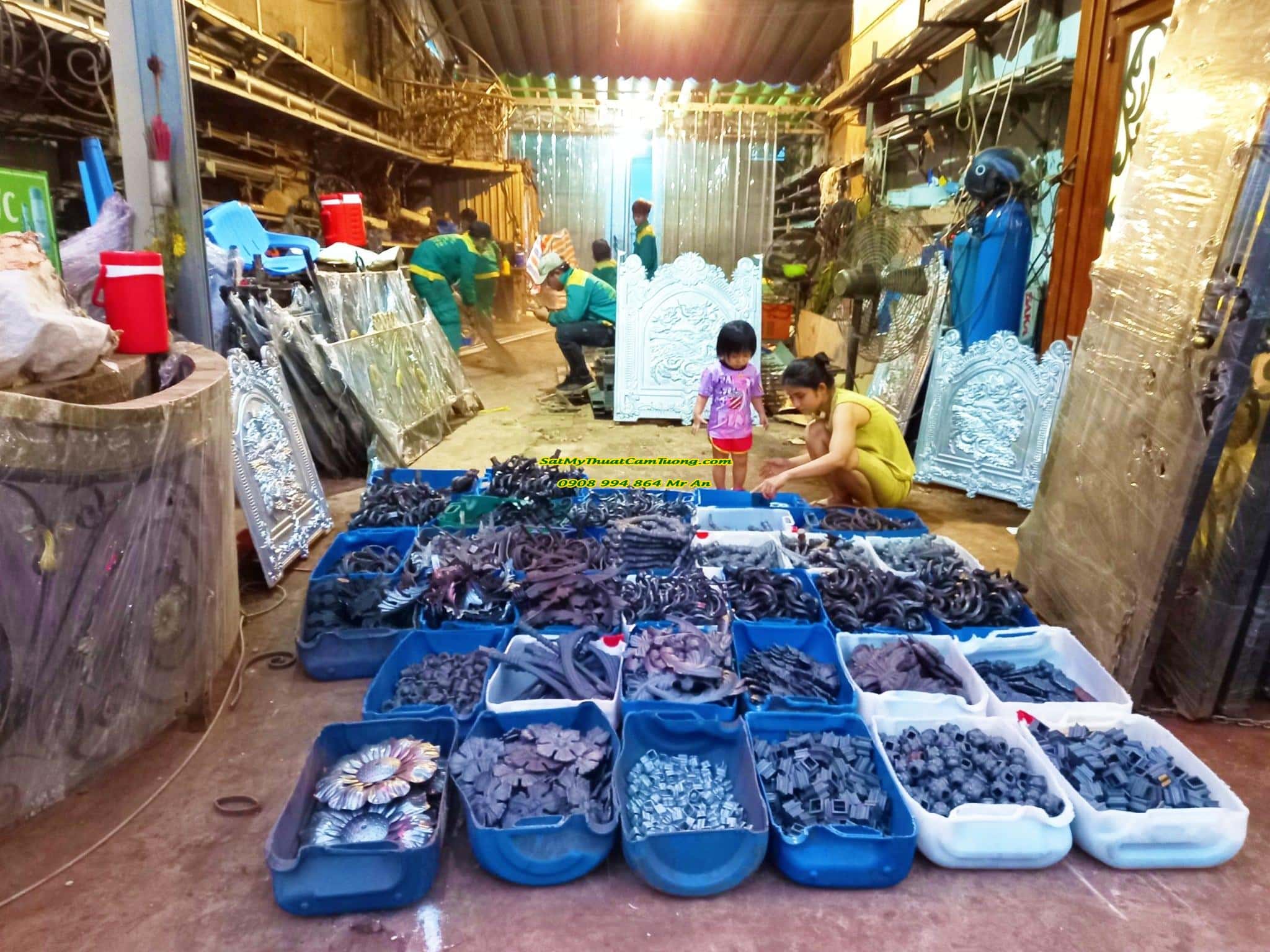 PHỤ KIỆN HOA LÁ SẮT, GANG PK-02