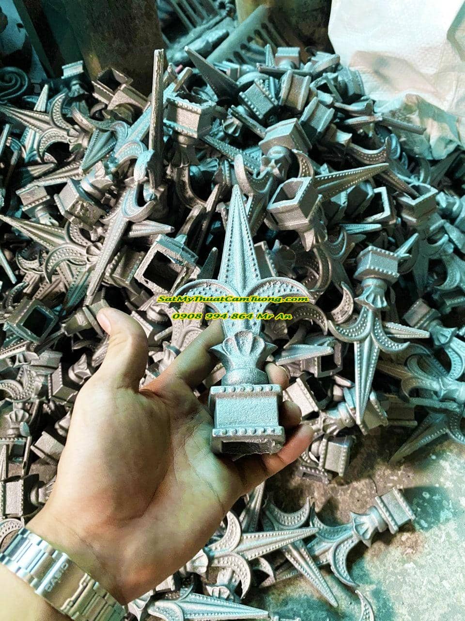 PHỤ KIỆN HOA LÁ SẮT, GANG PK-05