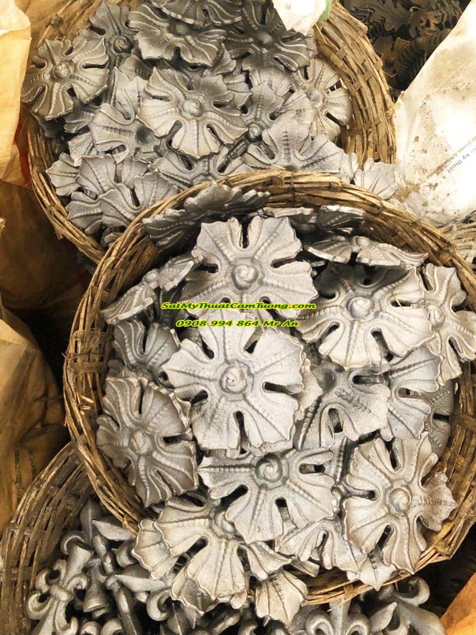 PHỤ KIỆN HOA LÁ SẮT, GANG PK-06