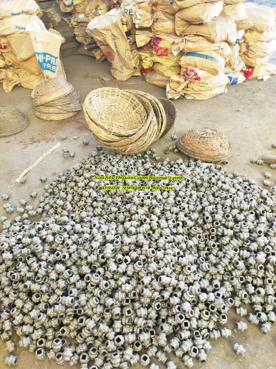 PHỤ KIỆN HOA LÁ SẮT, GANG PK-13