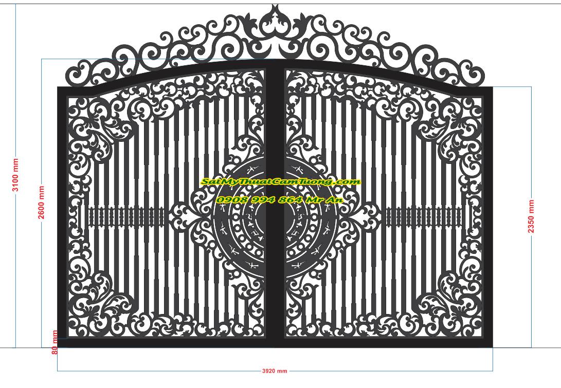 CỬA CỔNG CNC CC/CNC–809