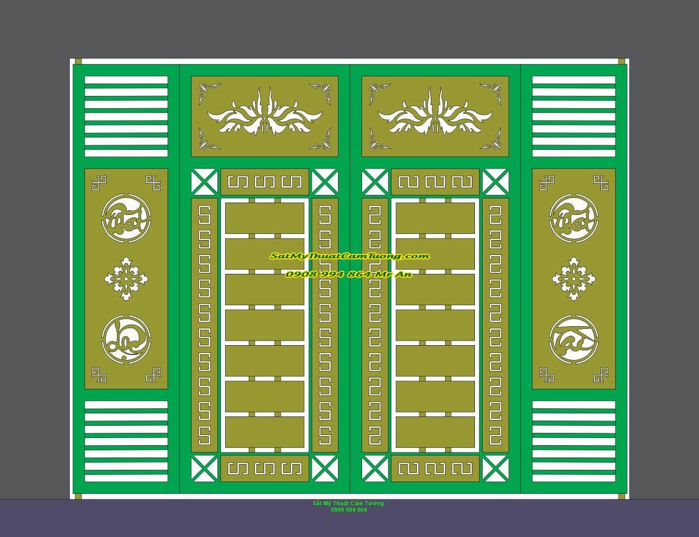 CỬA CỔNG CNC CC/CNC–836