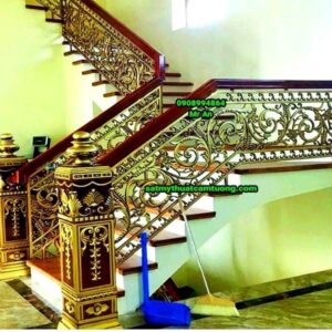 Cầu thang nhôm đúc 009
