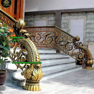 Cầu thang nhôm đúc 008