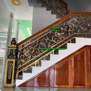 Cầu thang nhôm đúc 007
