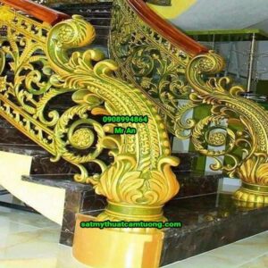 Cầu thang nhôm đúc 006