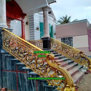 Cầu thang nhôm đúc 005