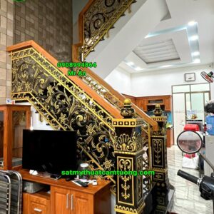 Cầu thang nhôm đúc 002