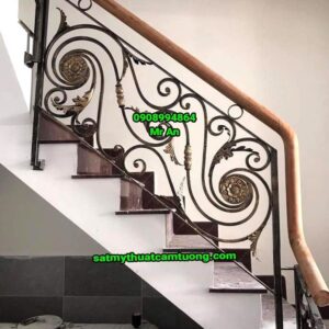 Cầu thang sắt 008