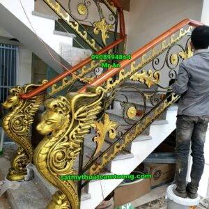 Cầu thang sắt 003