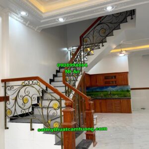 Cầu thang sắt 001