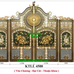 Cửa cổng nhôm đúc 094