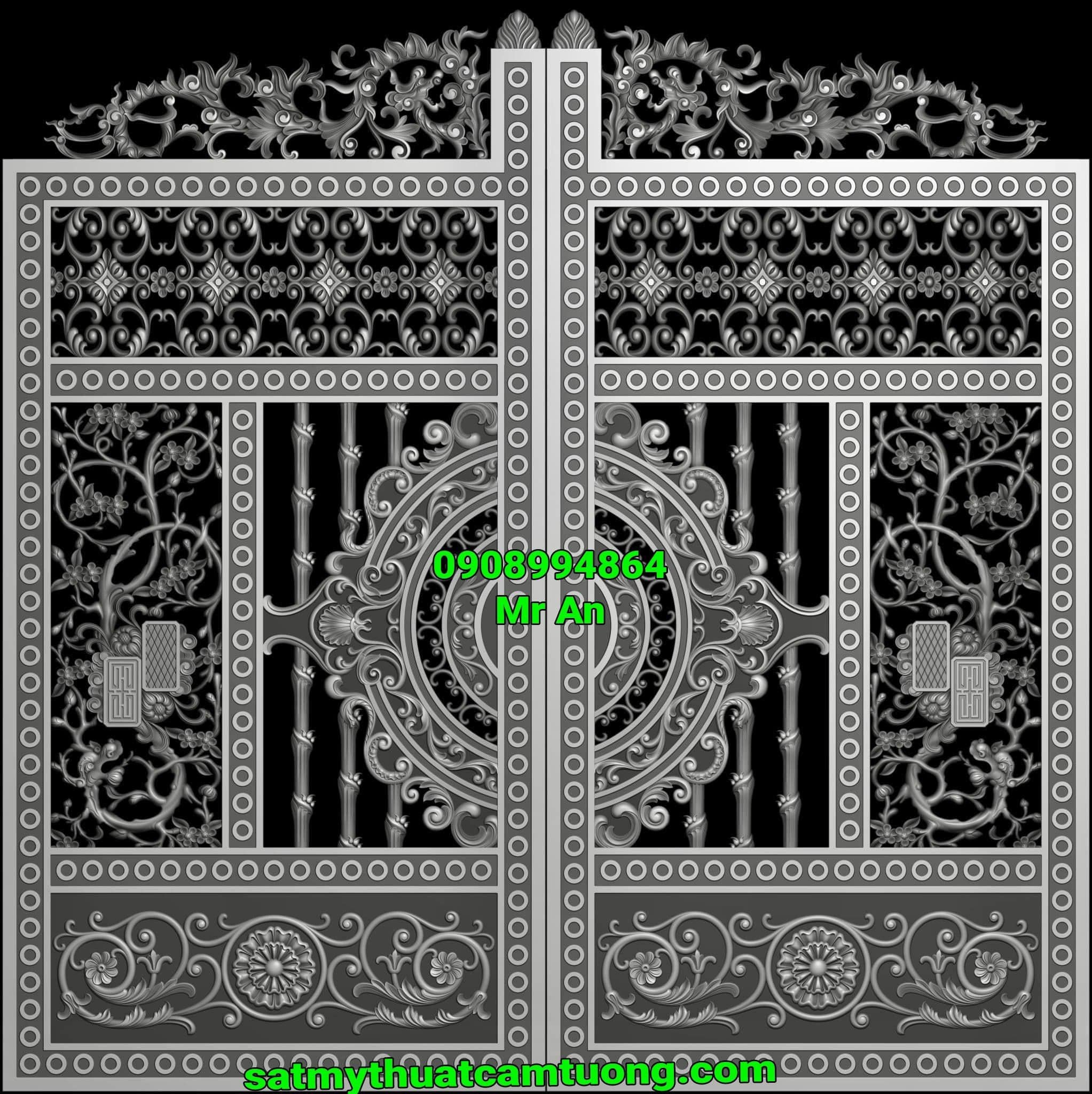 Cua Cong Hop Kim Nhom Duc 66