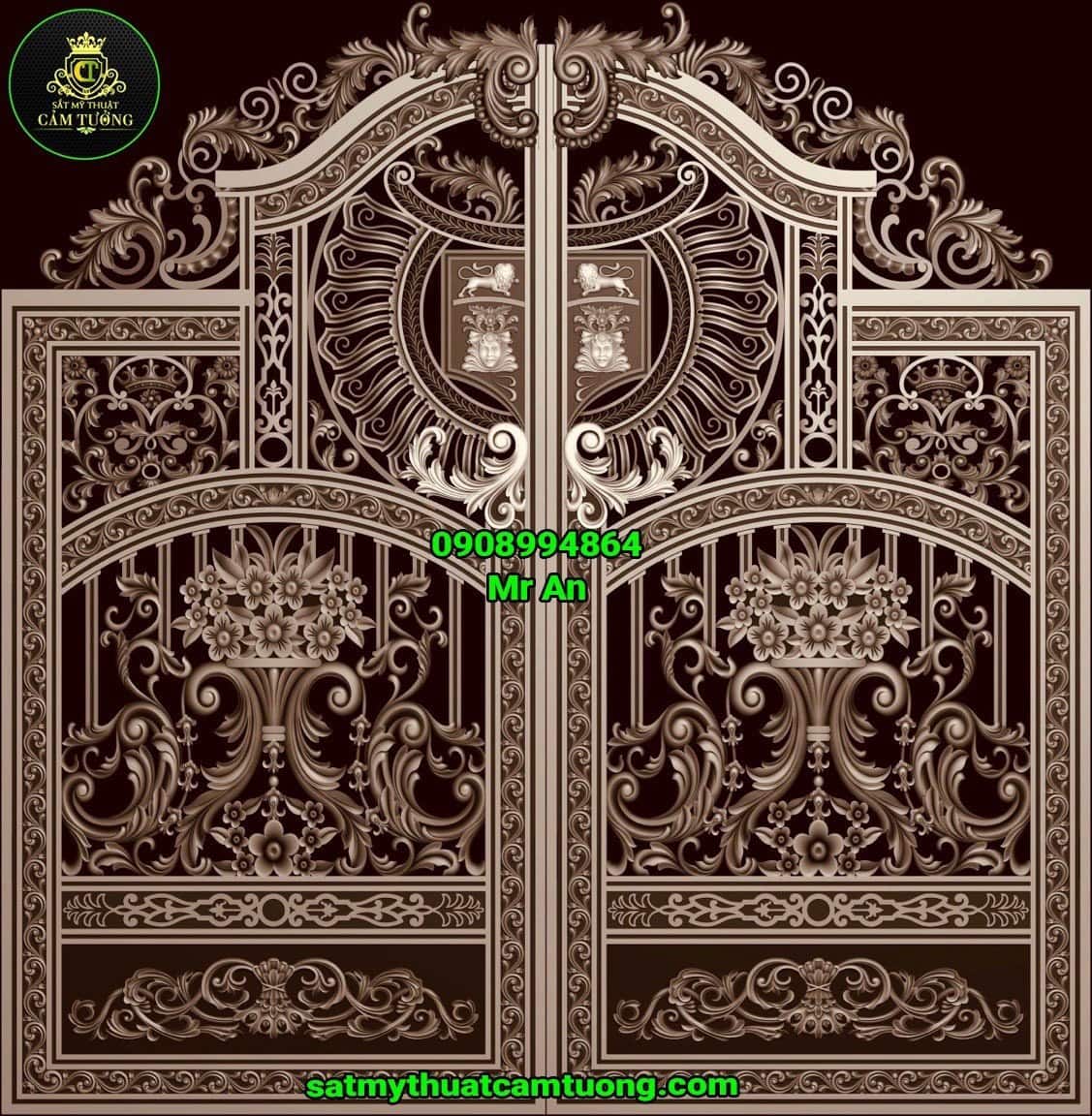 Cua Cong Hop Kim Nhom Duc 85