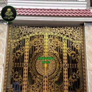 Cửa cổng sắt 035