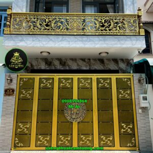 Cửa cổng sắt 032