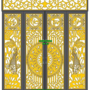 Cửa cổng sắt 030