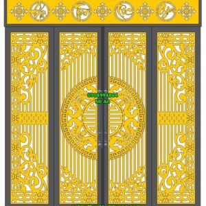 Cửa cổng sắt 028