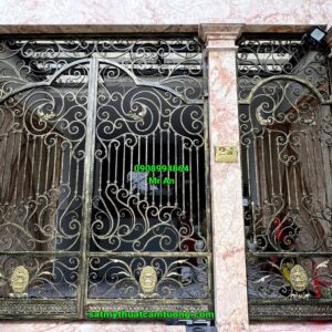 Cửa cổng sắt 027