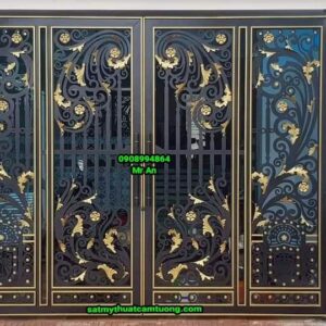 Cửa cổng sắt 024