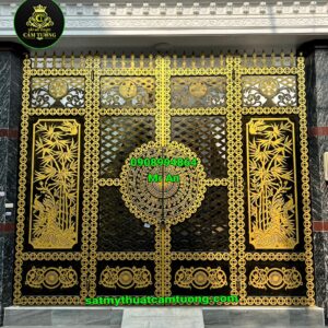 Cửa cổng sắt 021