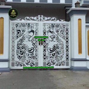 Cửa cổng sắt 019