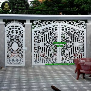 Cửa cổng sắt 017