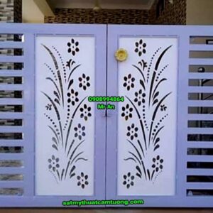 Cửa cổng sắt 014