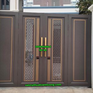 Cửa cổng sắt 013