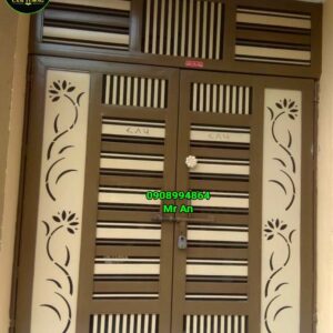 Cửa cổng sắt 011