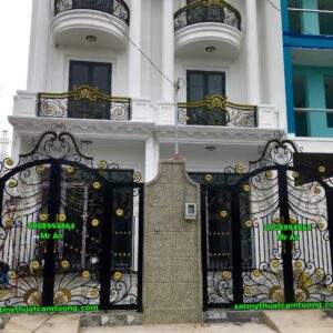 Cửa cổng sắt 004