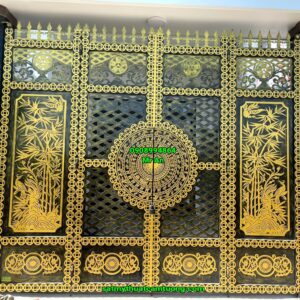 Cửa cổng sắt 001