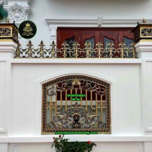 Hàng rào nhôm đúc 012