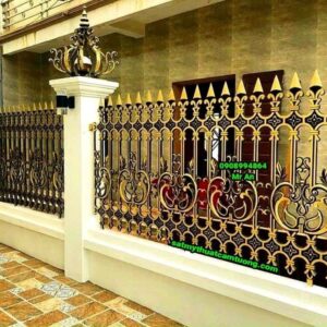 Hàng rào nhôm đúc 011