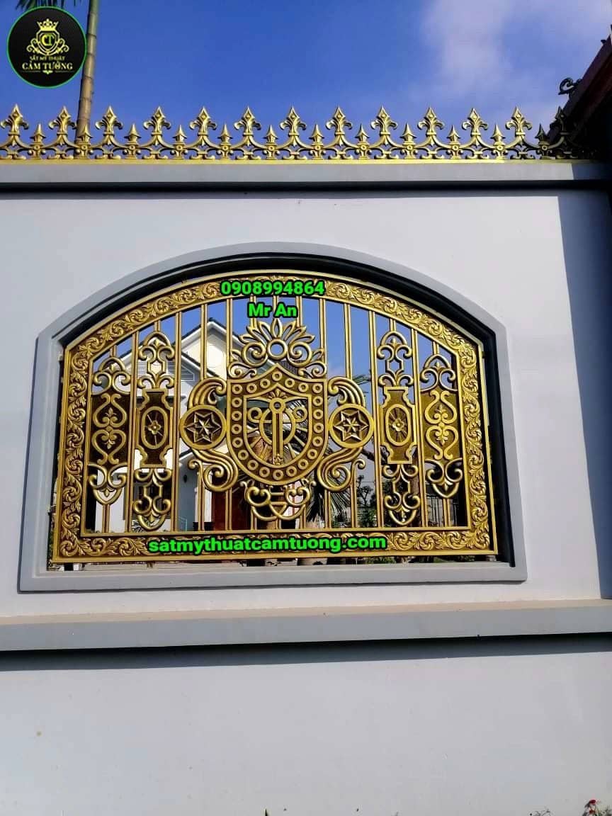 Hàng rào nhôm đúc 010