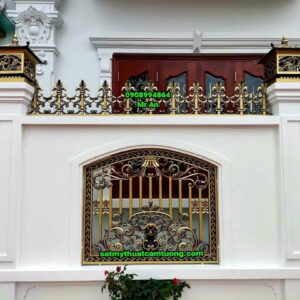 Hàng rào nhôm đúc 009