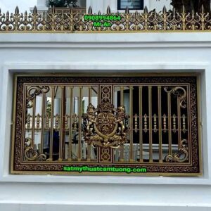 Hàng rào nhôm đúc 007