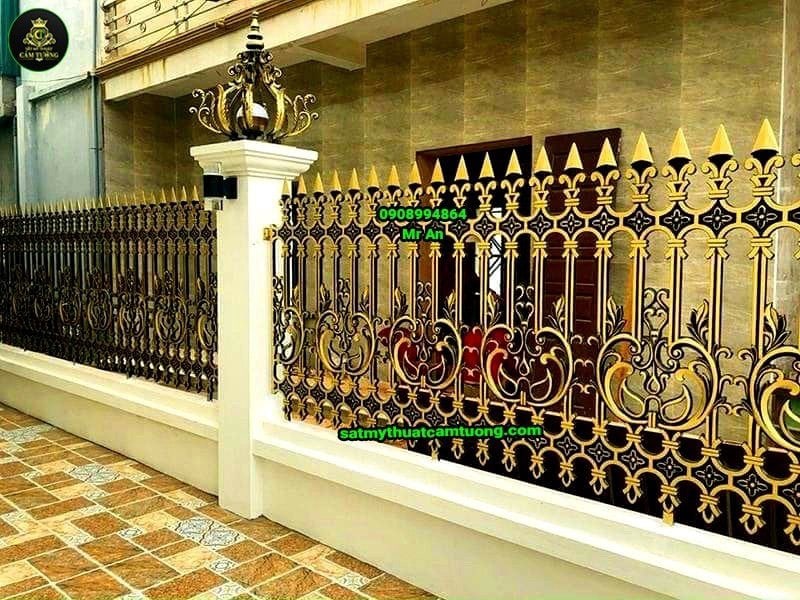 Hàng rào nhôm đúc 006