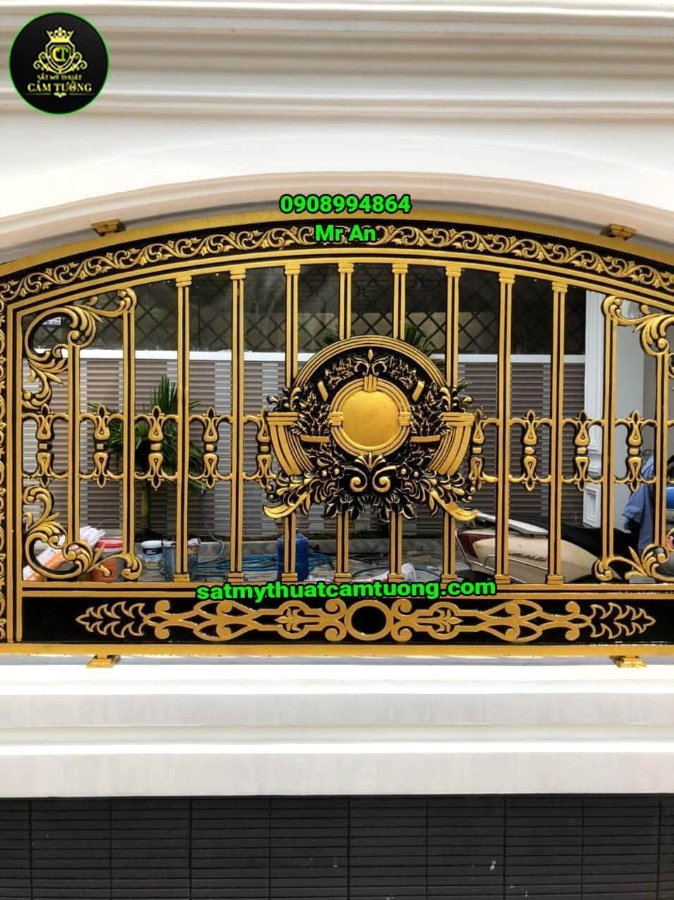 Hàng rào nhôm đúc 005