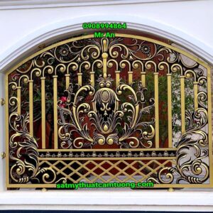 Hàng rào nhôm đúc 004