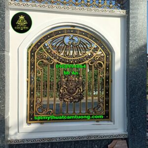 Hàng rào nhôm đúc 003