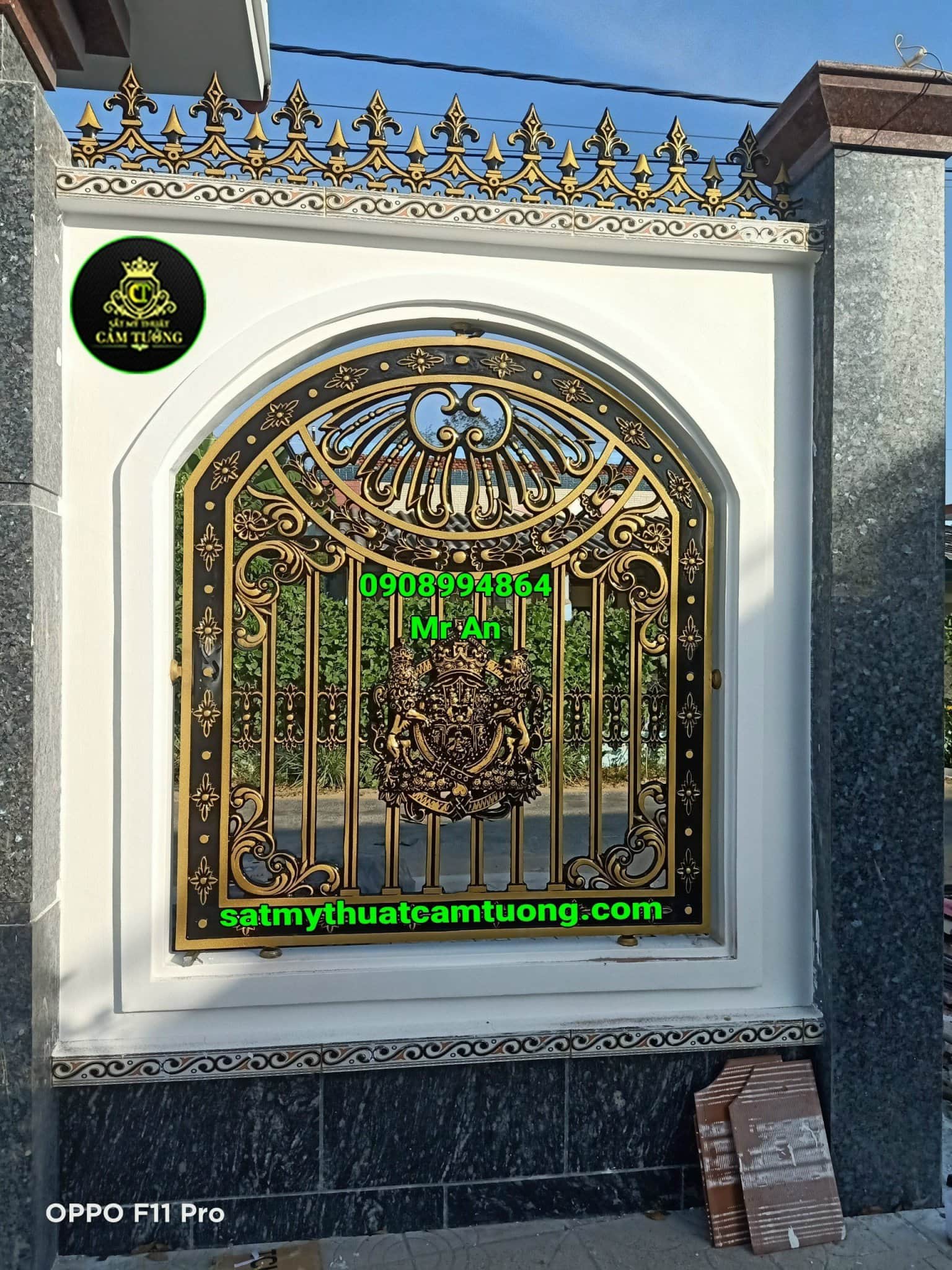 Hàng rào nhôm đúc 003