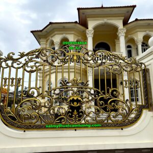 Hàng rào nhôm đúc 001